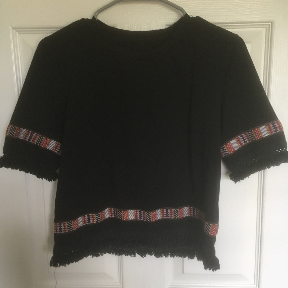 Boxy crop top SHEIN